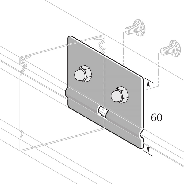 Pflitsch Mini-kanalen Verbindingsstuk 530233